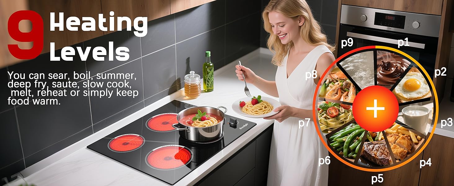24 inch electric cooktop