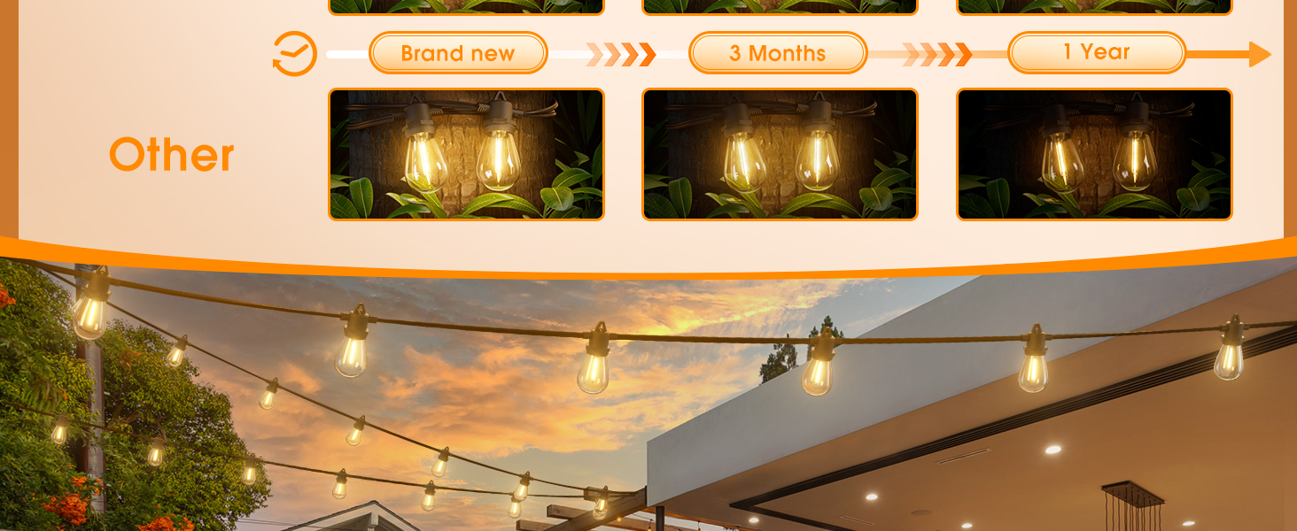 solar patio lights outdoor waterproof