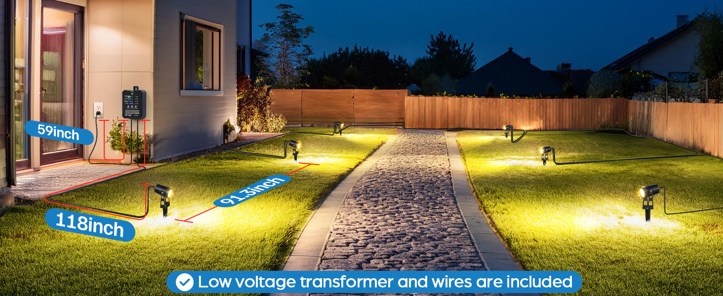 low voltage landscape lights