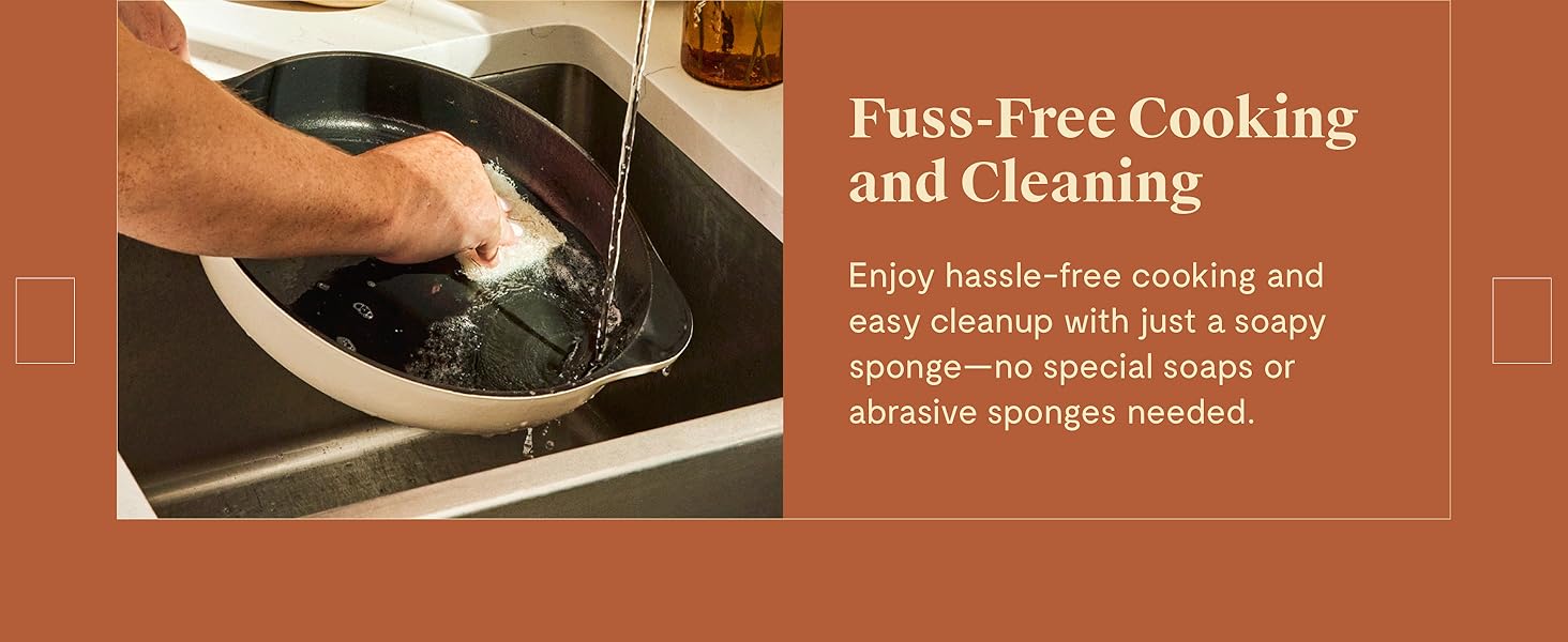 Fuss-free cooking and cleaning