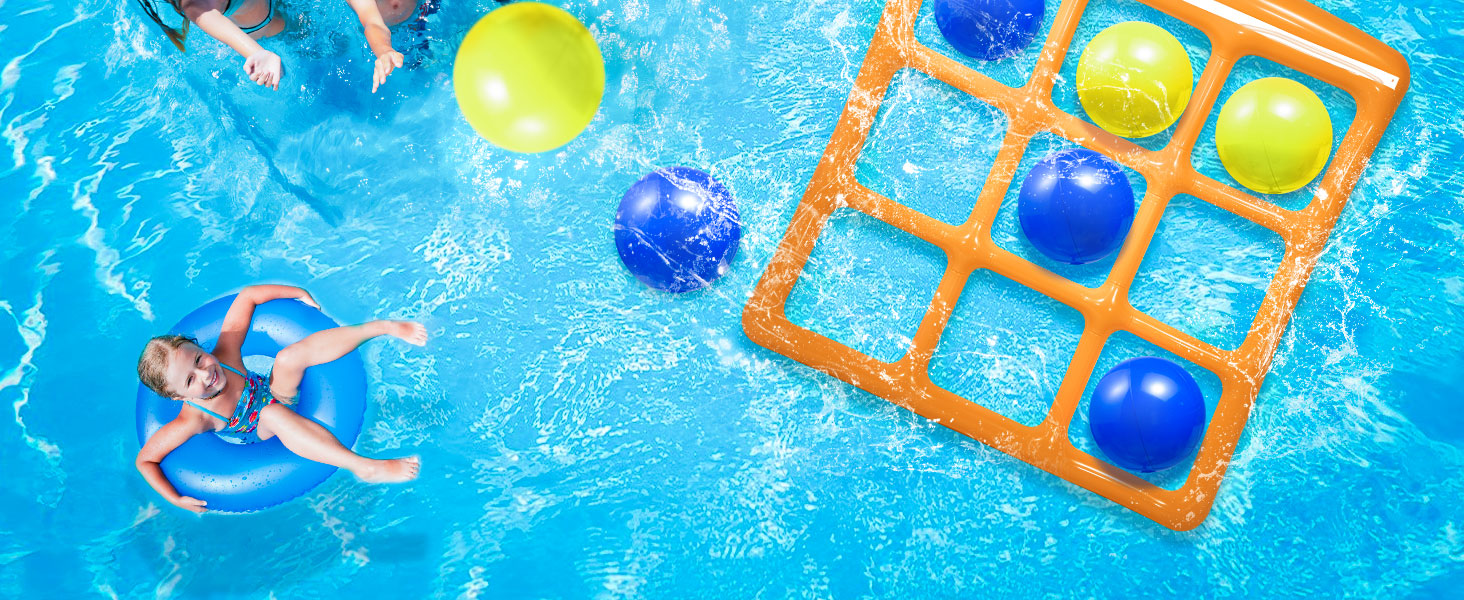 Tic Tac Toe Inflatable Pool Toy