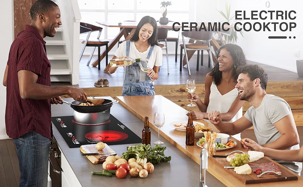 VBKG  Double  Electric Cooktop