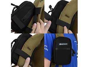 Backpack Strap Pouch