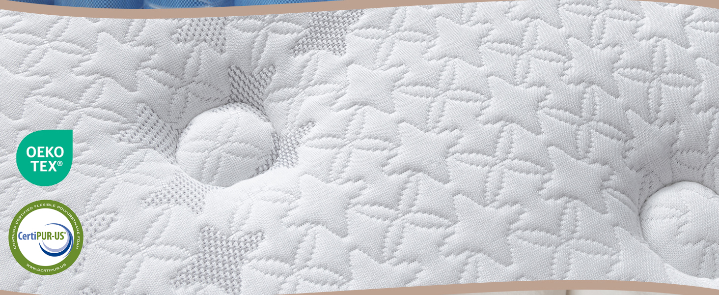mattress no fiberglass infused