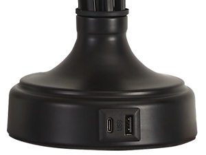 USB Charging Port on the Base