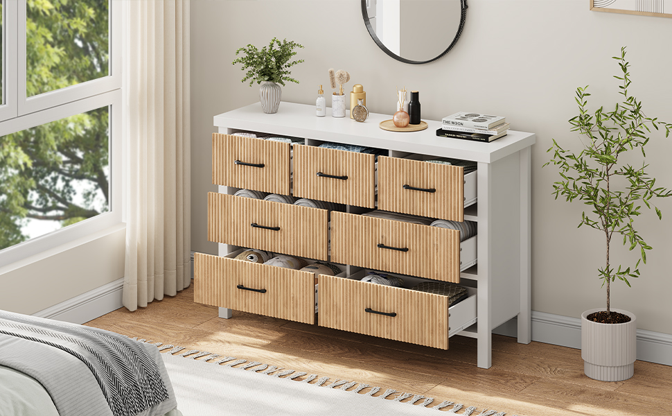 7 Drawer Dresser for Bedroom