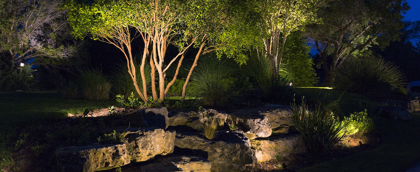 outdoor spotlights for yard