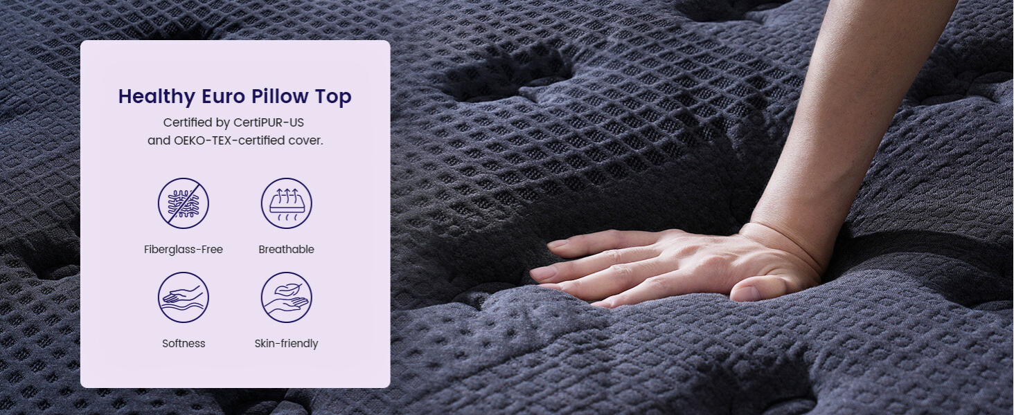 pocket springs memory foam mattress0104