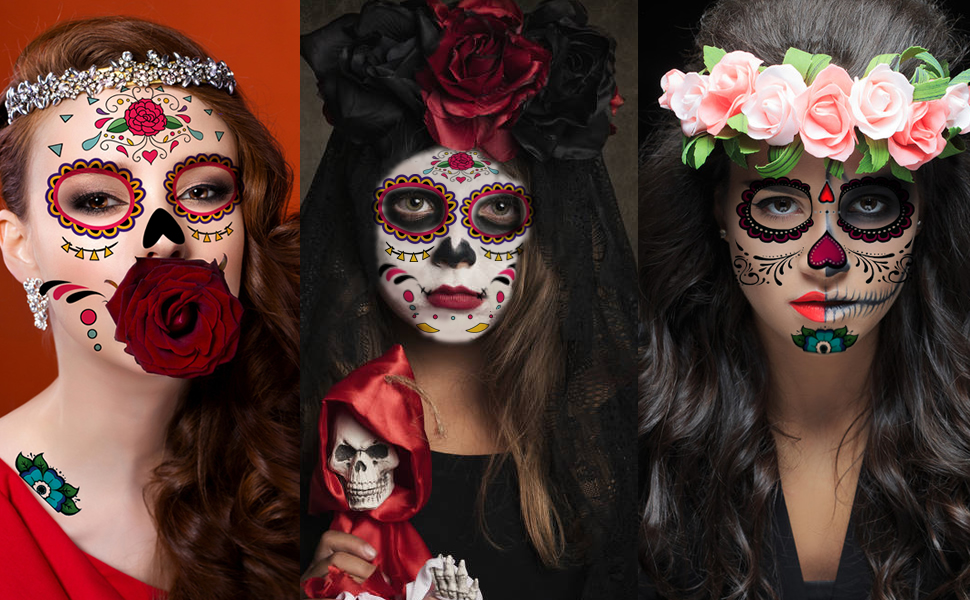 day of the dead make up