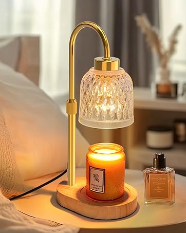 Gold Candle Warmer Lamp