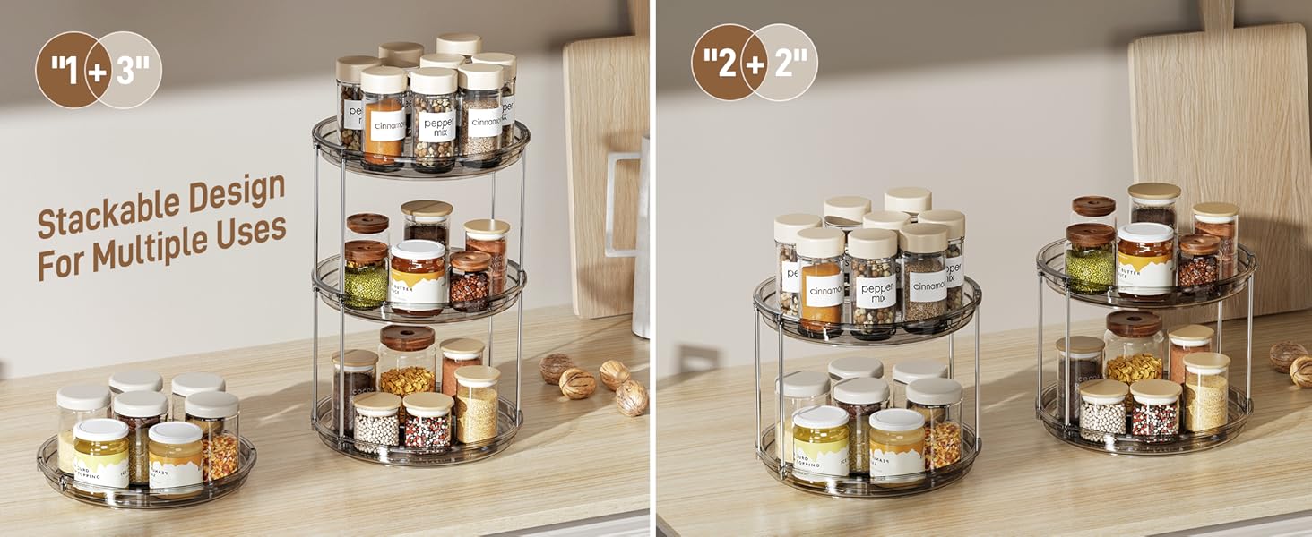 lazy susan spice rack