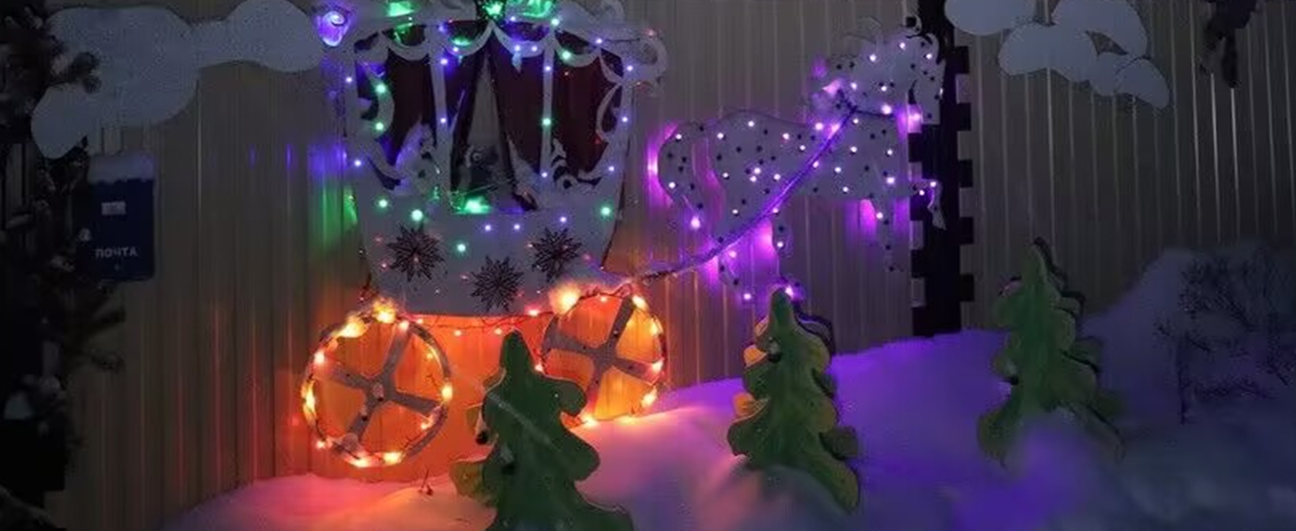 outdoor fairy lights