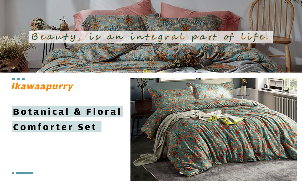 floral comforter