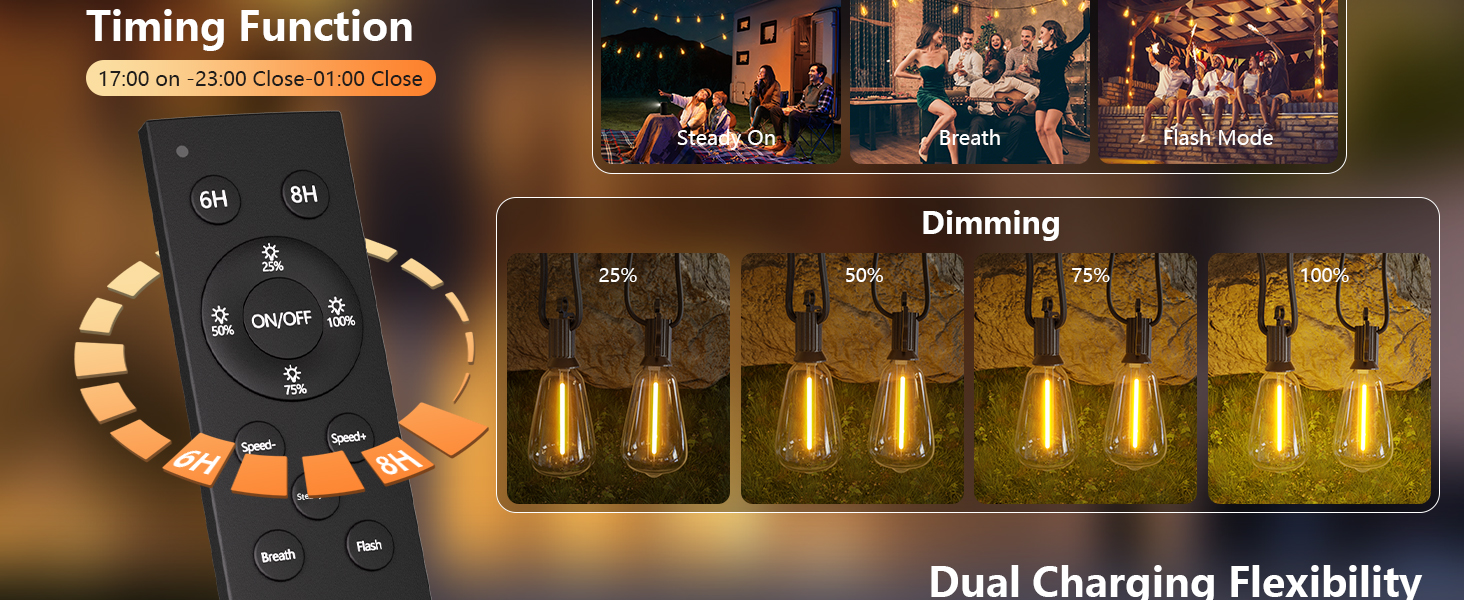 solar string lights outdoor waterproof