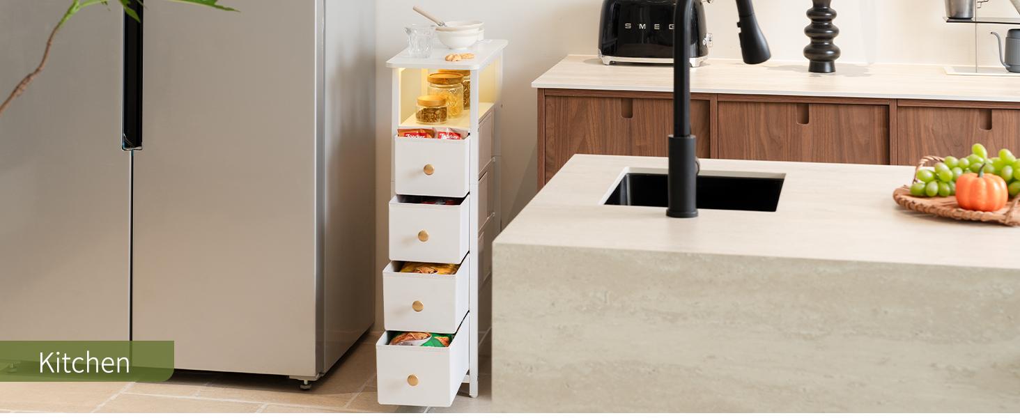 Narrow dresser