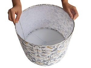 Floral Lampshades Assembly Step3