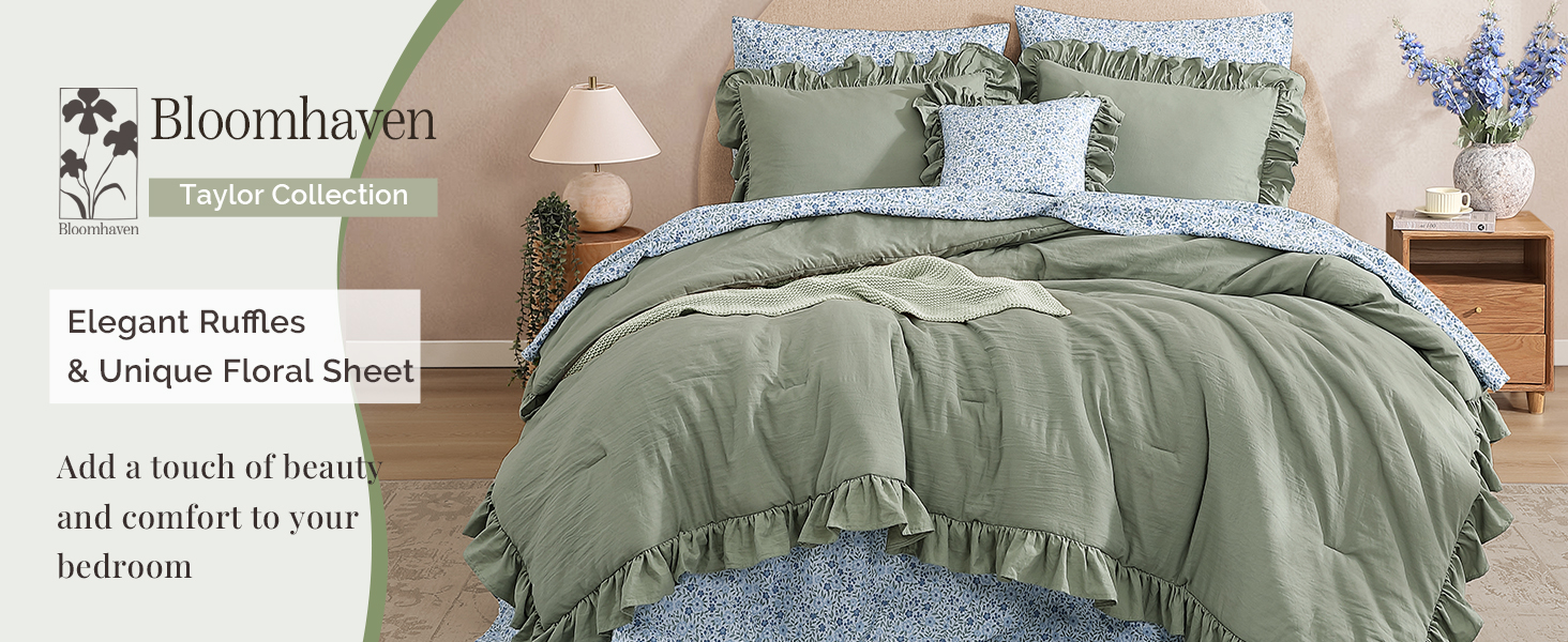 ruffle comforter