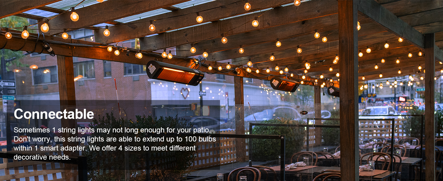 100 ft string lights