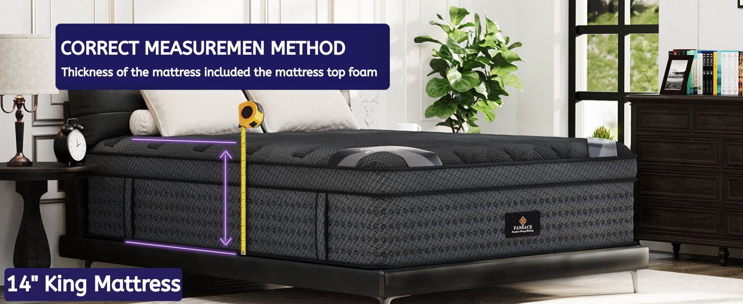 pocket springs memory foam mattress0108-14K