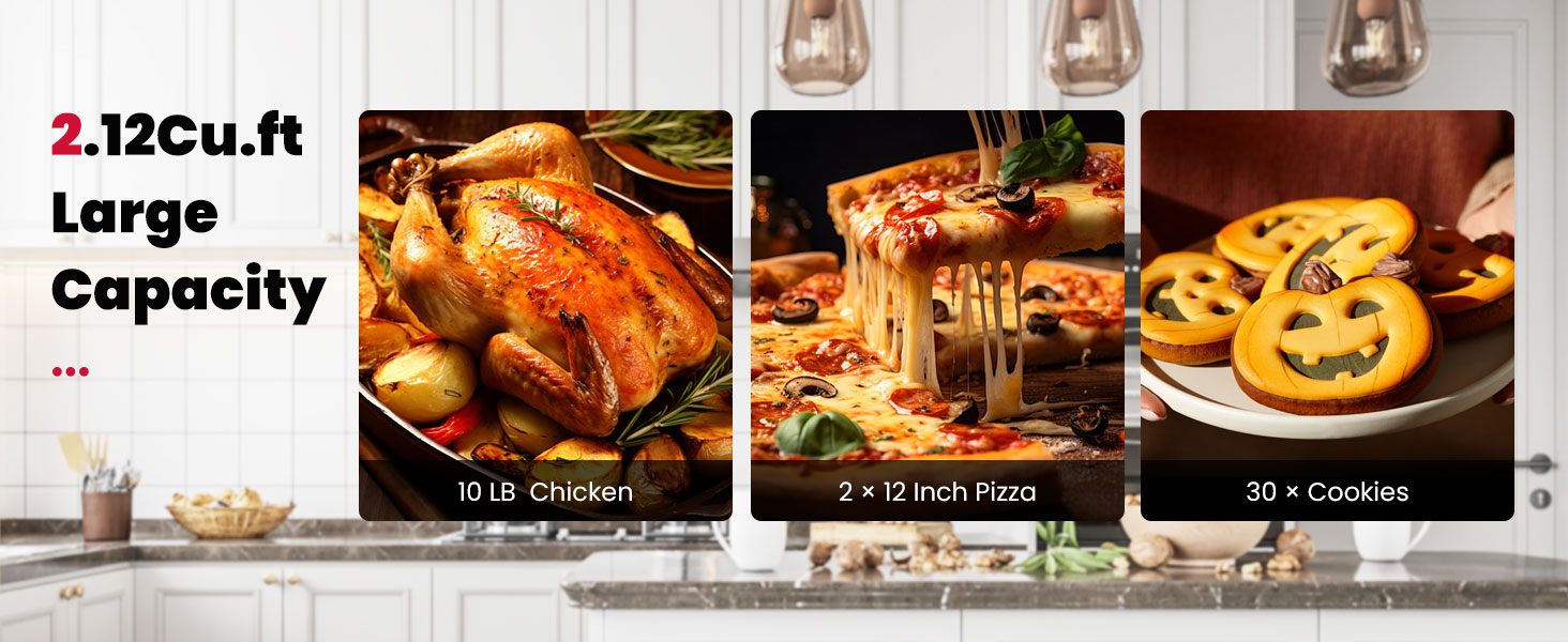 large capacity gas oven