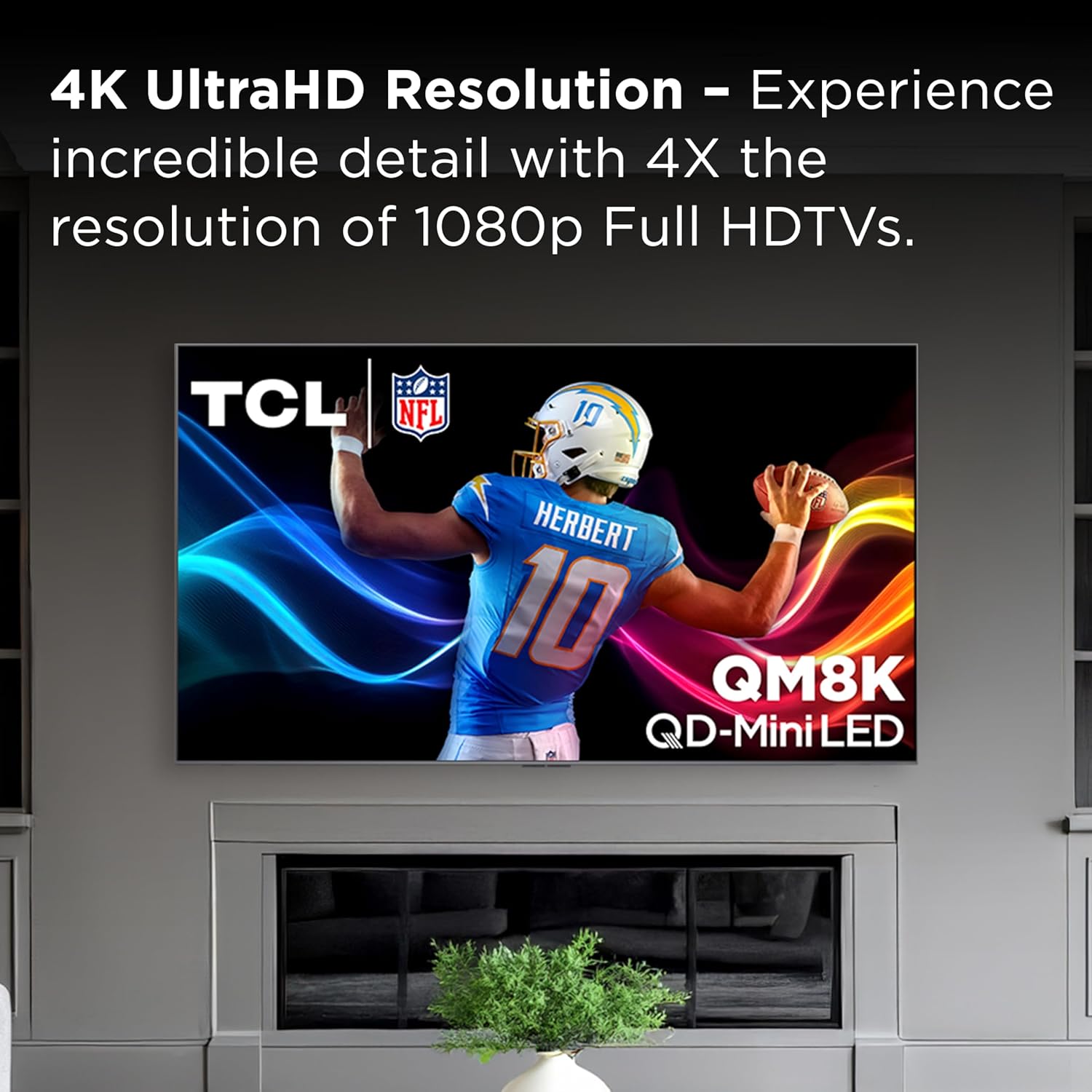 TCL 85-Inch Class QM8K Series QD-Mini LED 4K UHD Google Smart TV Next Generation Mini-LED TV - QLED, 144hz, 288hz VRR, No Bezel Design, Unrivaled Picture Quality, Ai Processing (85QM8K, 2025 Model) - Image 10