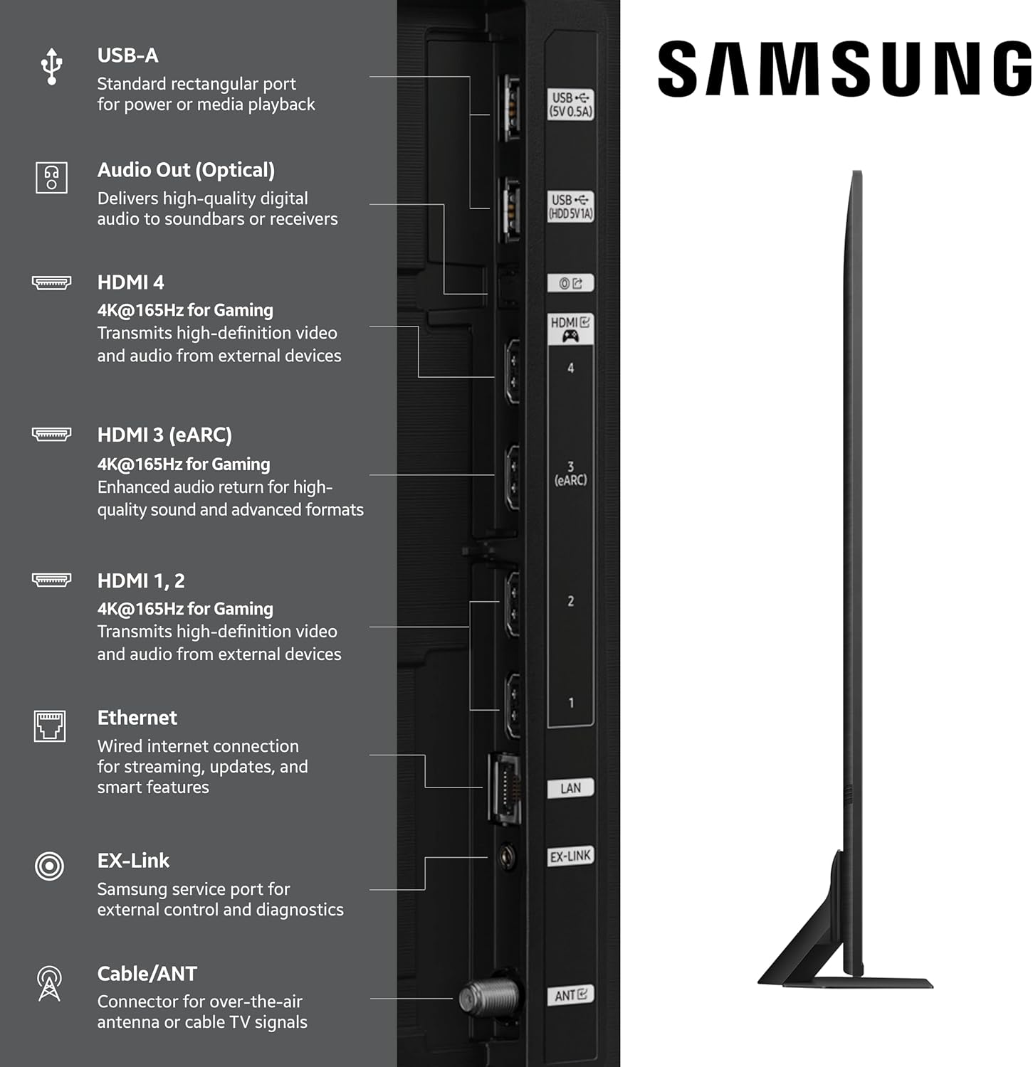 SAMSUNG 115-Inch Class Neo QLED 4K QN90F Series, Vision AI, Mini LED Smart TV (2025 Model, 115QN90F) Neo Quantum HDR+, Object Tracking Sound+ w/Dolby Atmos, Glare Free, Gaming Hub, Alexa Built-in - Image 5