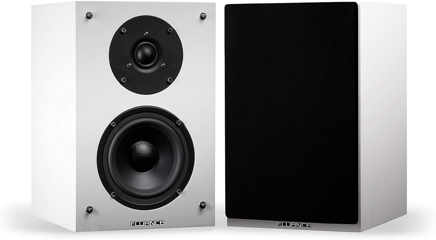Fluance Elite High Definition Compact Surround Sound Home Theater 5.1 Channel Speaker System Including 2-Way Bookshelf, Center Channel, Rear Surrounds and DB10 Subwoofer - White (SX51WHC) - Image 2