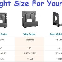 Mount Plus MP-APM-06-01 2 Pack Streaming Media Player Wall Mounting Bracket for Most Small Devices Up to 11 lbs. - Apple TV, Roku, Fire TV, Sonos Port (2 Pack Narrow) - Image 2