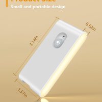 WILLED Motion Sensor Night Light, Rechargeable Stair Lights Indoor, Warm White Motion Sensor Light Indoor, Battery Operated Night Light for Hallway, Stairway, Bathroom, Bedroom, Kitchen, 3 Pack - Image 7