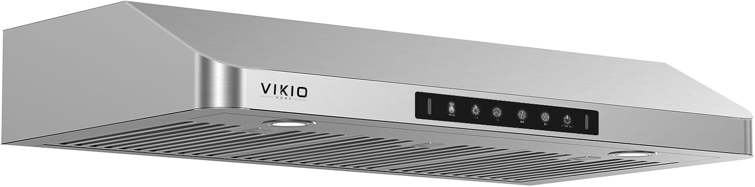 Range Hood 42 Inch Under Cabinet, 980CFM Fast Venting Ducted, Kitchen Hood With 3 Speed Gesture Sensing & Touch Control, Stainless Steel Stove Hood With LED Light And 2 Baffle Filters