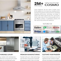COSMO COS-2413ORM1SS 24 in. Stellar Collection 1.34 cu. ft. Over the Range Microwave in Stainless Steel with Vent Fan - Image 4