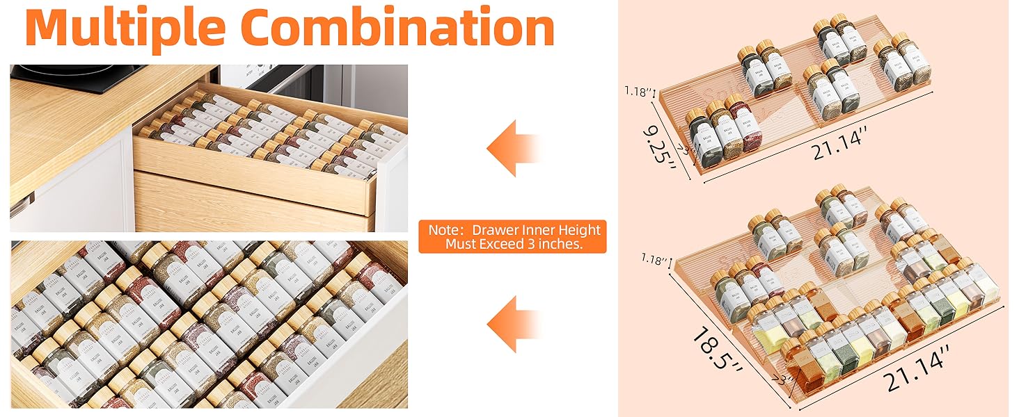 drawer spice organizer