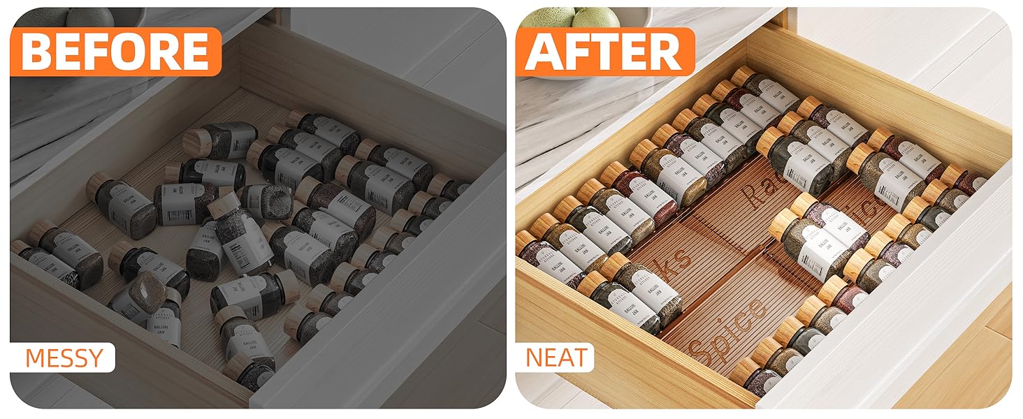 drawer spice organizer