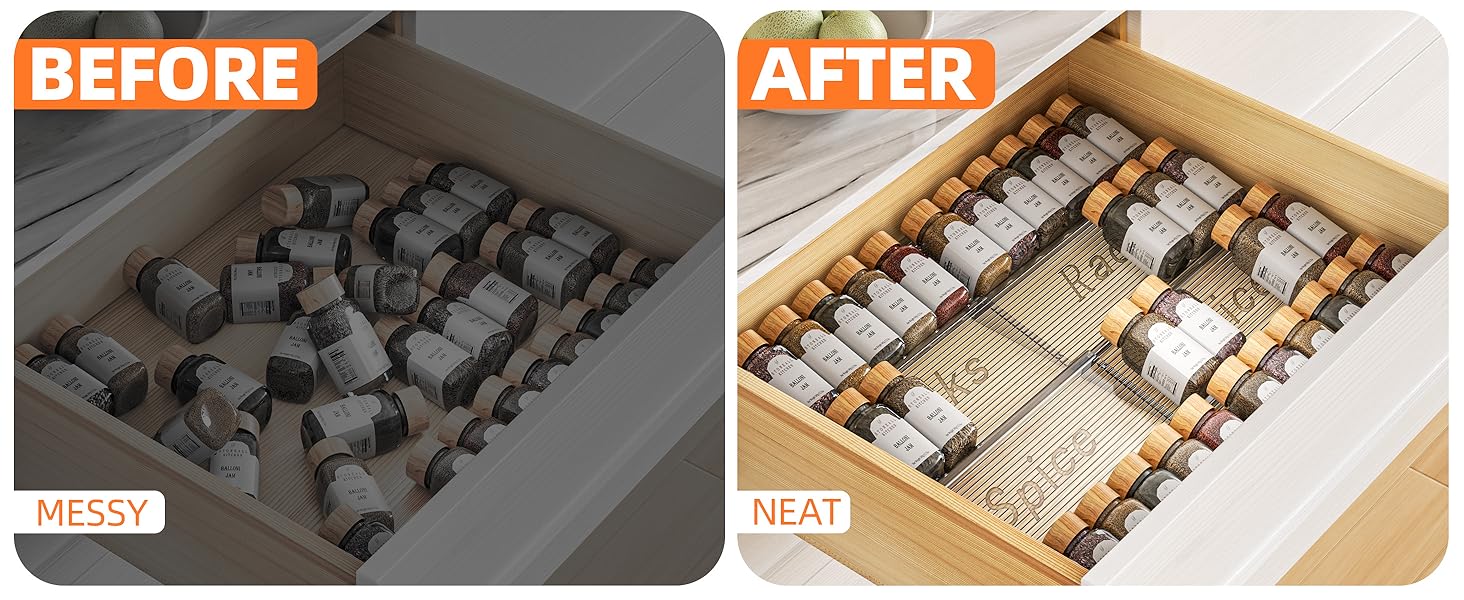 drawer spice organizer