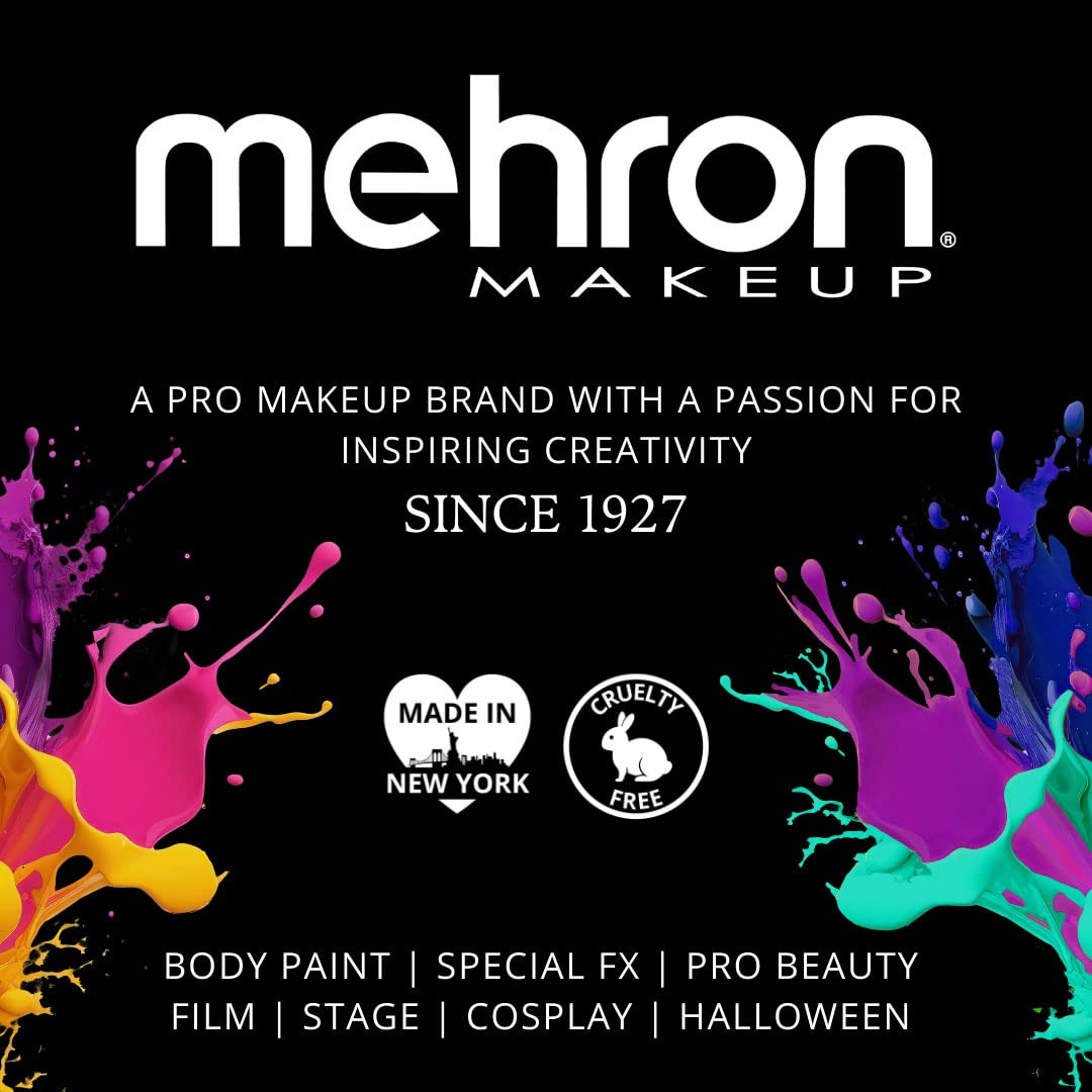 Mehron Makeup StarBlend Cake Makeup | Wet/Dry Pressed Powder | Powder Foundation | Green Face Paint & Body Paint 2 oz (56g) - Image 7