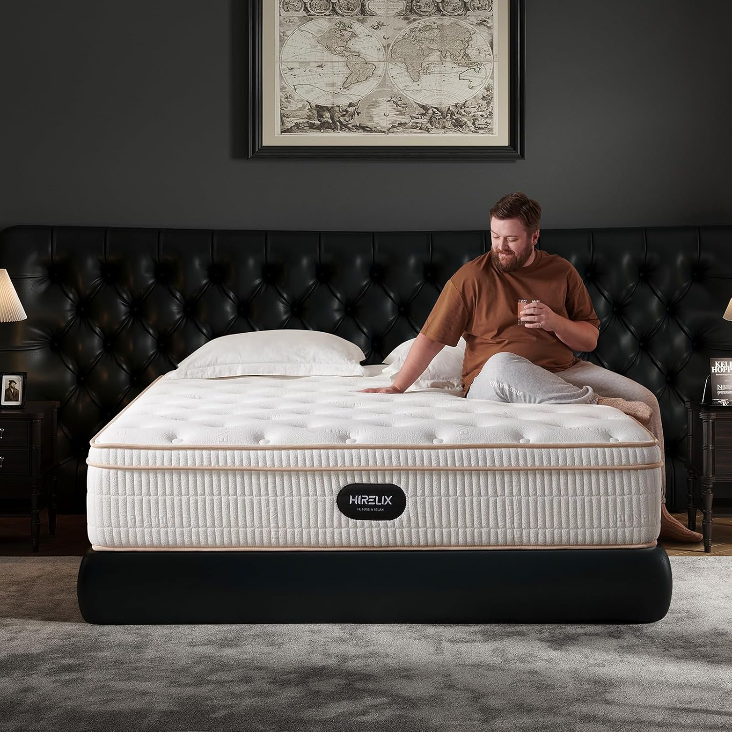 10 Inch Twin Hybrid Mattress, Medium Firm with Memory Foam and Individually Wrapped Pocket Coils, Fiberglass-Free, CertiPUR-US Certified (10 inch, Twin) - Image 2