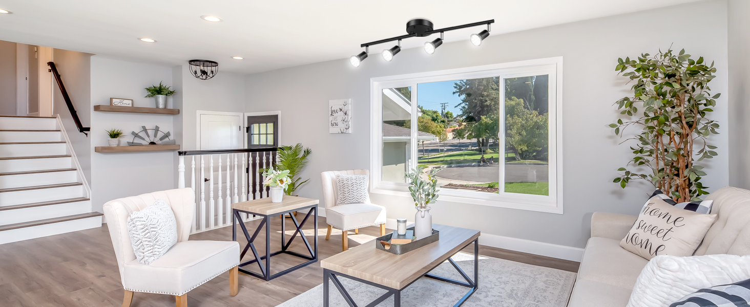 The adjustable track spotlight with superior functionality for applications