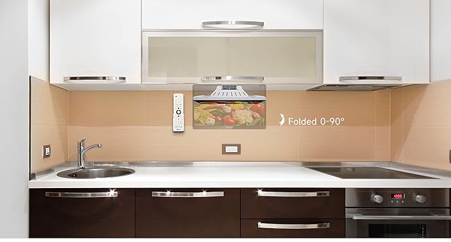 under cabinet tv foldable portable smart