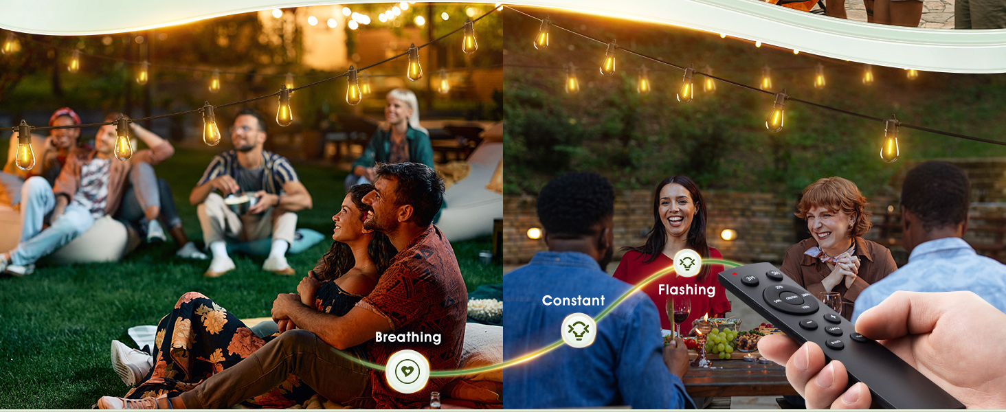 3 lighting modes