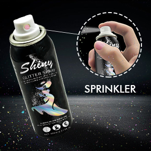 body glitter spray for hair and body glitter hairspray shiny quicking shiny glitter hairspray