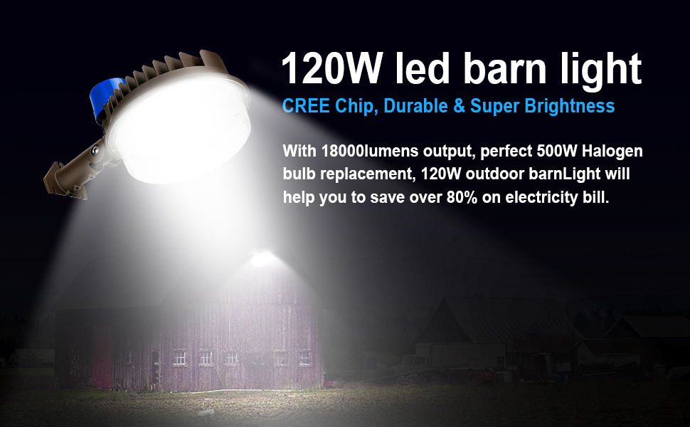 led flood light dusk to dawn outdoor lightingLED barn light