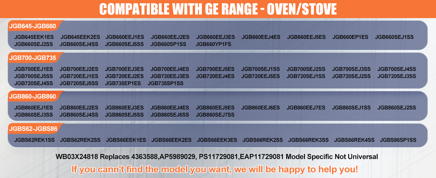 WB03X24818 ge Stove Knobs…