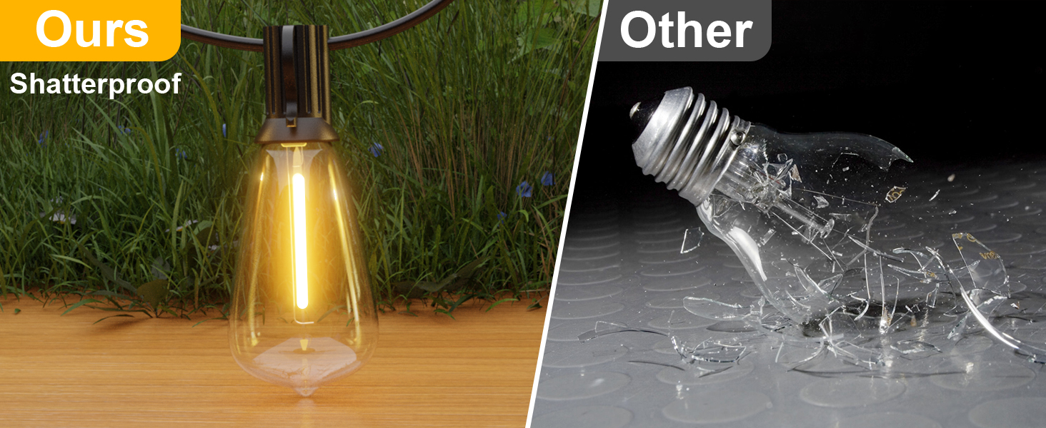 shatterproof string lights