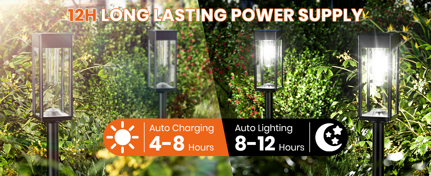 Solar Pathway Lights Waterproof