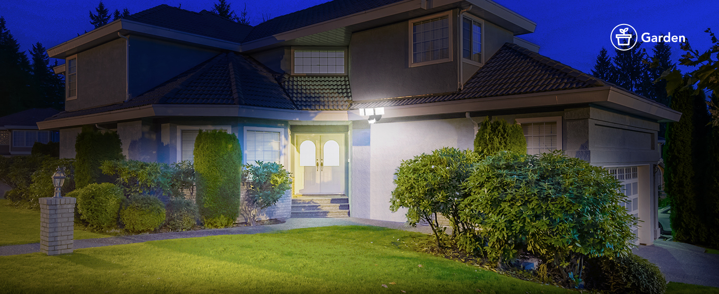 flood lights outdoor motion sensor for garden