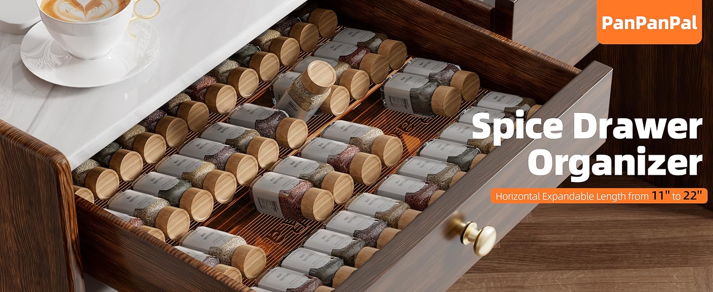 spice drawer organizer