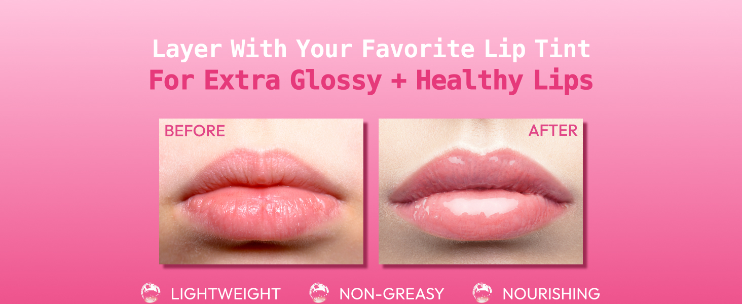 ruby kisses lip gloss treatment oil care almond hydrating moisturizing plumping clear glossy plumper