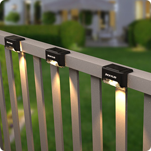 solar railing lights
