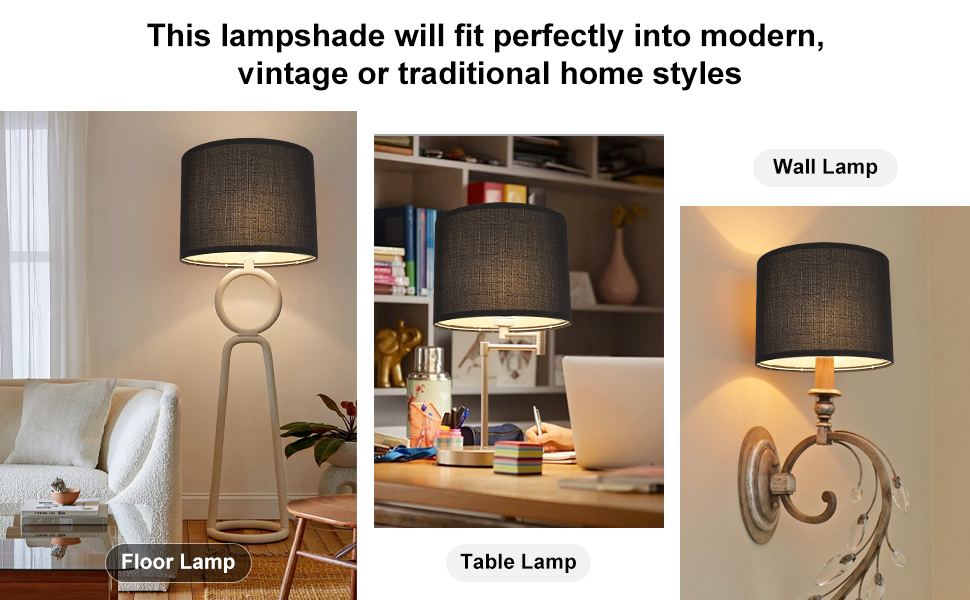 black lamp