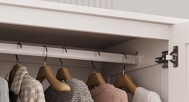 Armoire Wardrobe Closet with 5 Doors